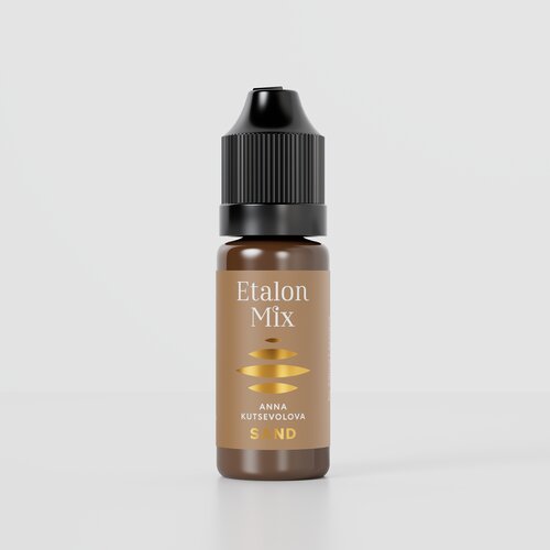 Etalon Mix Pigment trajne &amp;scaron;minke za obrve Sand Anna Kutsevolova, Topla svetlo braon Slike