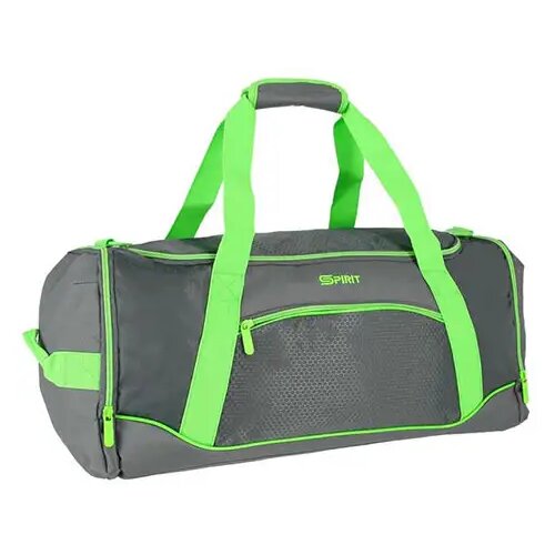 Spirit spirit: gym sportska torba neonska zeleno-siva 20x51x23cm Cijene