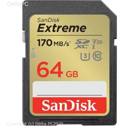 Sd CARD 64GB SanDisk Extreme XC 170MB/s Cijene