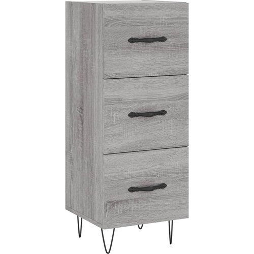 Maison Chic Komoda - Predalnik siva sonoma 34,5x34x90 cm inženirski les, (21717253) Slike