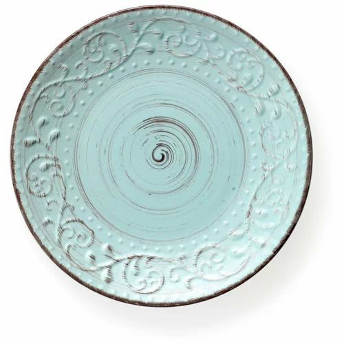 Brandani Tirkizni tanjur za jelo od kamenine Serendipity, ⌀ 27,5 cm