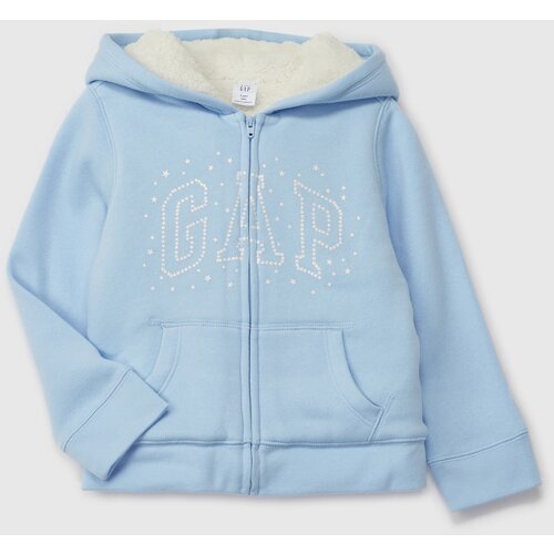 GAP Baby sherpa sweatshirt with logo - Girls Cene