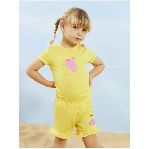 LC Waikiki Baby Bodysuit - Yellow - Regular fit