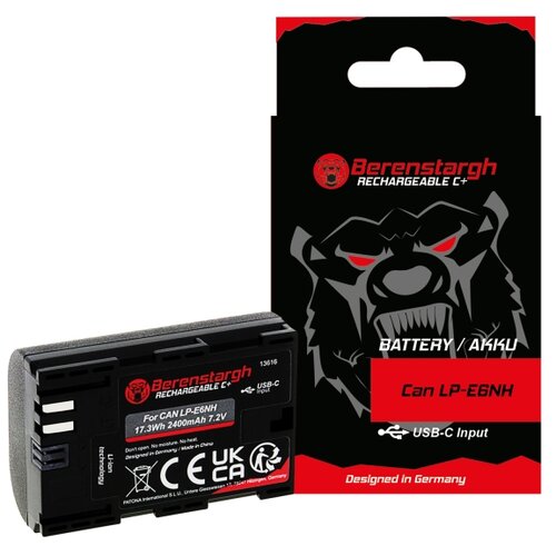  Berenstargh baterija s USB-C ulazom za Canon EOS R5 EOS R6 R6II R7 LP-E6NH NTC Cijene