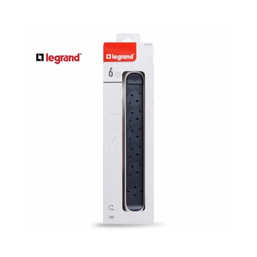 Legrand 694539 produžni blok 6X2P+E 3M (bela/t.siva) Slike