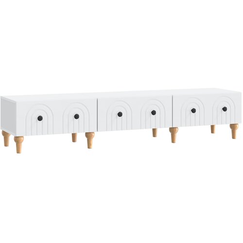 TV ormar s ladicama Bijela 147 x 34,5 x 30 cm Konstruirano drvo Cene