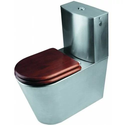 Koin talna WC školjka iz nerjavnega jekla, s splakovalnikom SN0110CS
