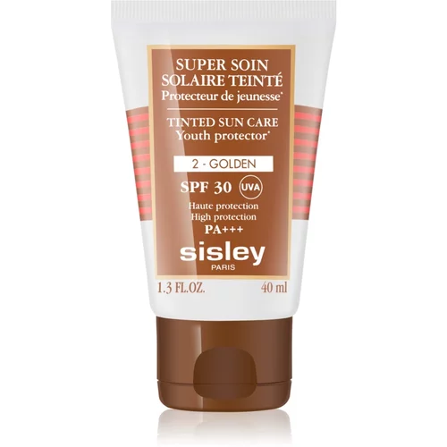 Sisley Super Soin Solaire Teinté zaštitna krema za toniranje za lice SPF 30 nijansa 2 Golden 40 ml