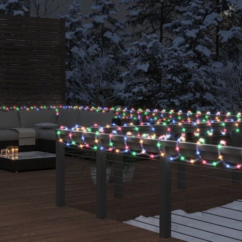 vidaXL Svetlobna veriga z 240 LED lučkami pisana 10 m PVC Cene