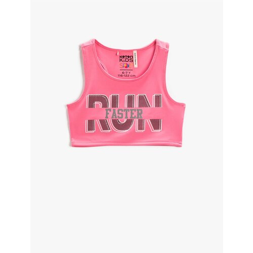 Koton Half Athlete Singlet With Window Detail Printed At The Back Slike