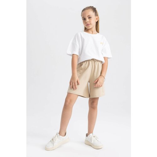 Defacto Girls Cargo Fit Sweatshirt Fabric Shorts Slike
