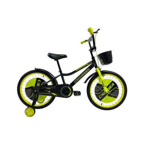 dečija bicikla 20'' crosser žuti sa pomoćnim točkovima (SM-20102) Slike