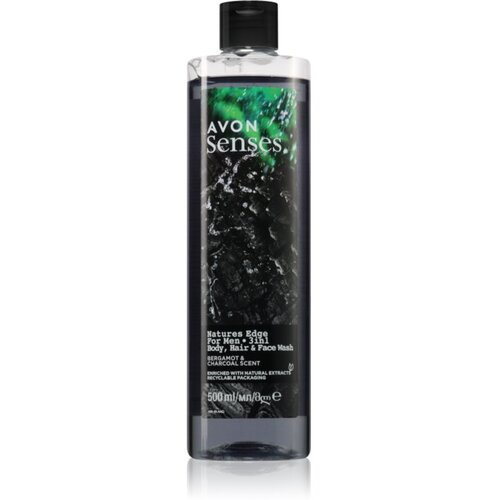 Avon Senses Natures Edge gel za tuširanje i šampon 2 u 1 za muškarce 500 ml Cene