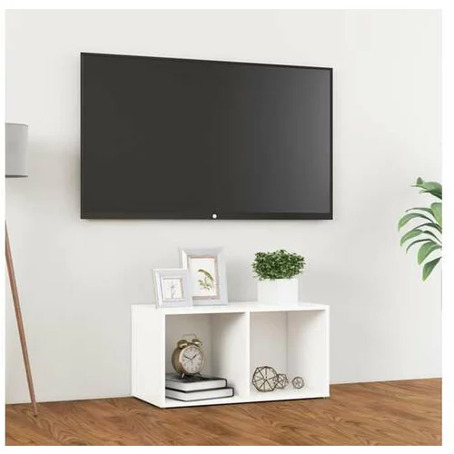  TV omarica bela 72x35x36,5 cm iverna plošča