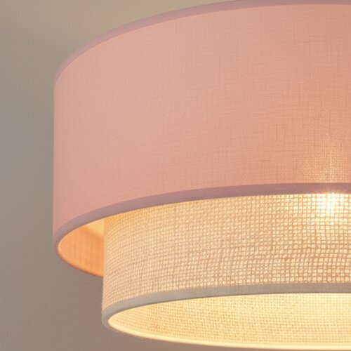  Brilagi - LED luster na kablu BOHO BOBO 1xE27/10W/230V, prečnik 40 cm, ružičasta/krem Slike