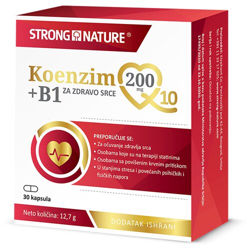 Q10 200 mg + B1, 30 kapsula Slike