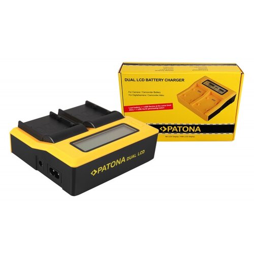 Patona Dual LCD USB punjač za Canon BP-A30 EOS C Slike