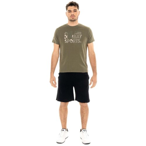 Leone 1947 Majice s kratkimi rokavi Man Wacs Sets T-Shirt + Bermuda Zelena Cene
