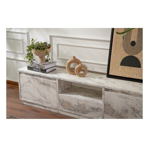 Hanah home TV Komoda Vanguard, 160x42x29.5cm, Siva Slike