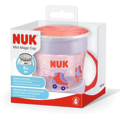 Nuk ča&amp;scaron;a za učenje za bebe mini magic cup crvena, 6m+ Slike