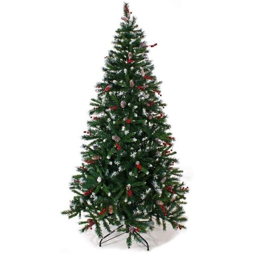 Nordman Novogodi&amp;scaron;nja jelka snezna sa &amp;scaron;i&amp;scaron;arkama i bobicama 210 cm - n pin ( PIN 210 ) Slike