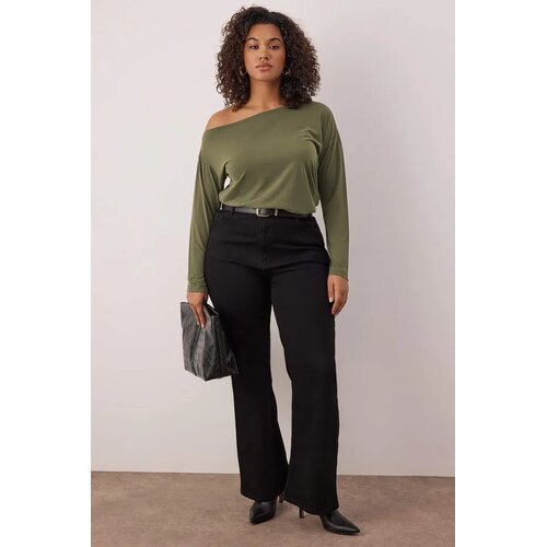 Trendyol Ženska bluza Tbbaw25Af00044, Zelena Cene