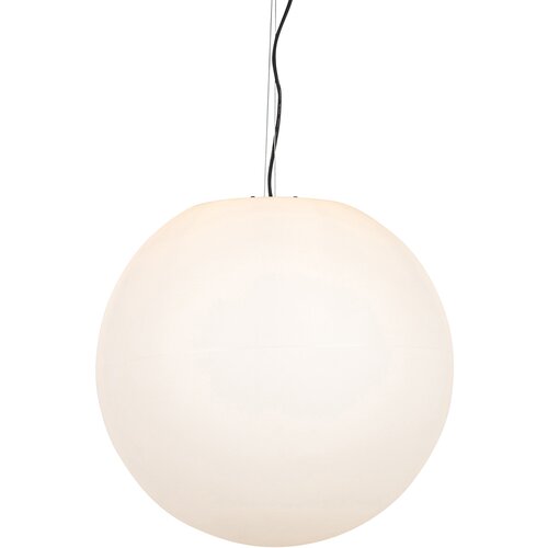 QAZQA Moderna zunanja viseča svetilka bela 56 cm IP65 - Nura Cene