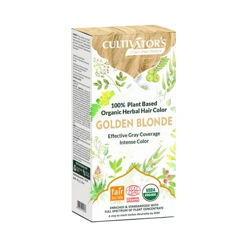 CULTIVATOR'S Organic Herbal Hair Color - Golden Blonde