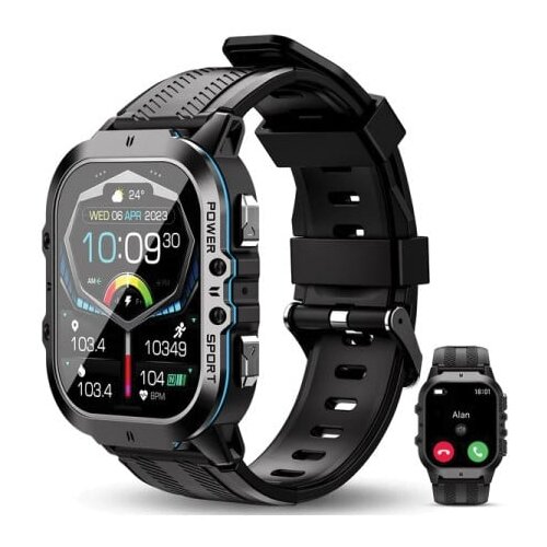 Oukitel BT20 Smart Watch Sport Rugged 350mAh/Heart rate/SpO2/Accelerometer/Crno plavi Cene