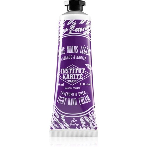 Institut Karite Light Hand Cream Lavender &amp;amp; Shea vlažilna krema za roke 30 ml za ženske Slike