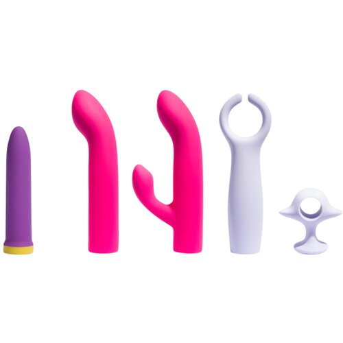  Platanomel&amp;oacute;n Bali - akumulatorski palčni vibrator s 4 nastavki (vijoličen) Slike