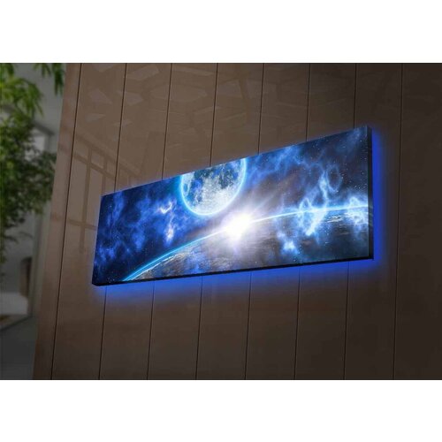 Wallity Slika sa LED osvetljenjem 3090NASA-015, 30x90 cm Cene