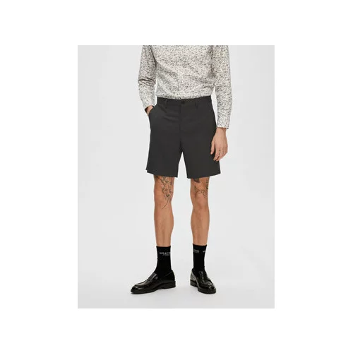Selected Homme Kratke hlače iz tkanine 16088510 Siva Slim Fit