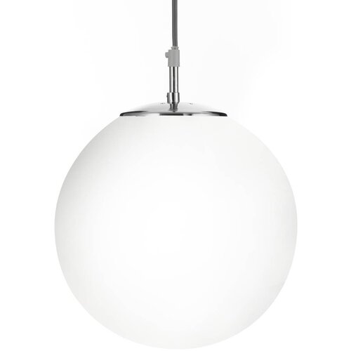 Searchlight Atom 1 viseča svetilka s kroglo, satenasto srebrna, opalno steklo, E27, (22100749) Cene