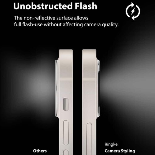 Ringke Kamera Style za iPhone 12 &amp;ndash; barva srebro Slike