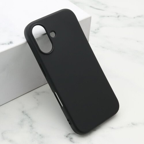  maska soft silicone za iphone 16/ crna Slike
