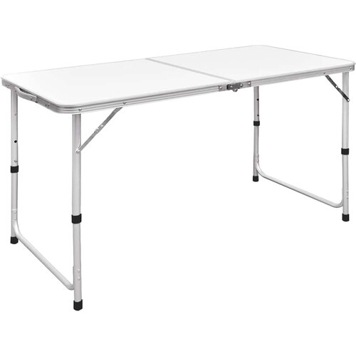  Sklopivi stol za kampiranje podesivi aluminijski 120 x 60 cm Cene