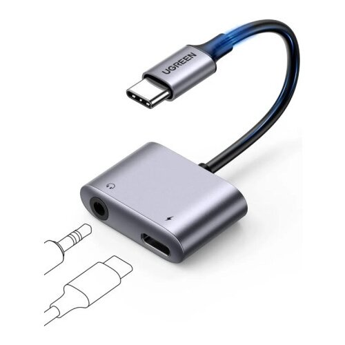 Ugreen CM231 USB-C na 3.5mm i USB-C Audio Ada ( 60164 ) Cene