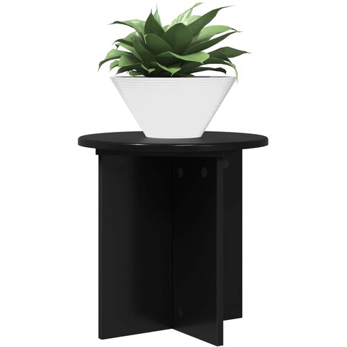  Stalak za biljke 2 pcs Crna 40 x 40 x 40 cm Konstruirano drvo Slike