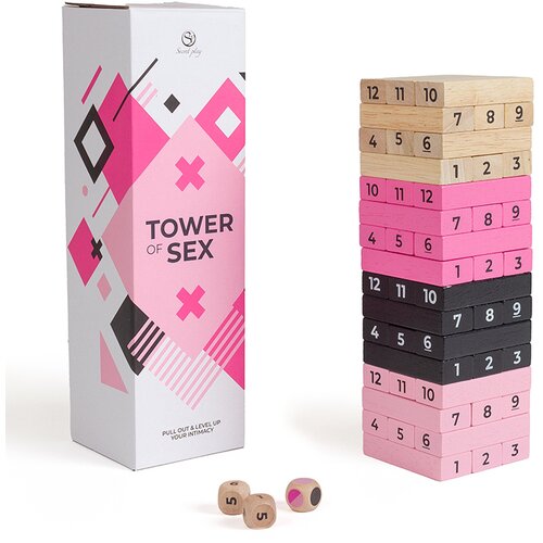 SECRET PLAY Tower of Sex Wooden Game English Version Cene
