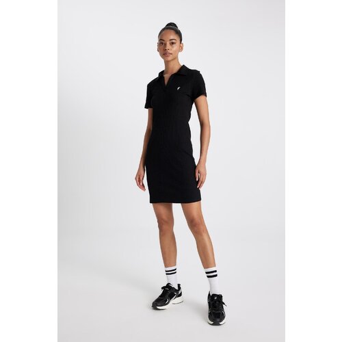 Defacto fit Slim Fit Polo Collar Short Sleeve Dress Slike