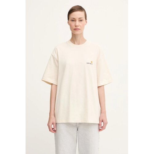 Carhartt WIP American Script T-shirt moonbeam Cene