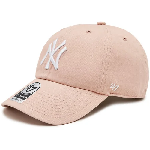 47 Brand Kapa s šiltom Mlb New York Yankees '47 Clean Up W/ No Loop Label B-NLRGW17GWS-DVA Oranžna