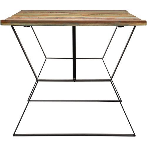  Blagovaonski stol od masivnog obnovljenog drva 180 x 90 x 76 cm Slike