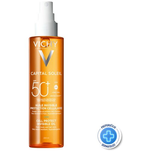 Vichy capital soleil zaštitno ulje za lice, telo i kosu SPF50+, 200 ml Cene