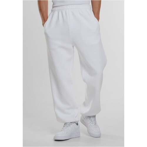 Urban Classics Men's sweatpants Fluffy white Slike