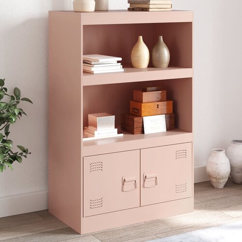 vidaXL Komoda roza 67x39x107 cm jeklo Cene