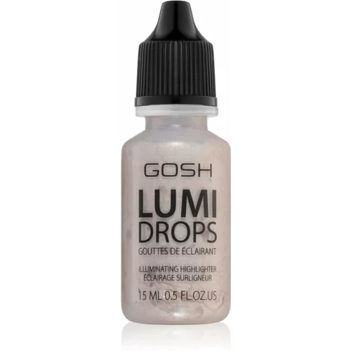 Gosh Lumi Drops tekući highlighter nijansa 002 Vanilla 15 ml