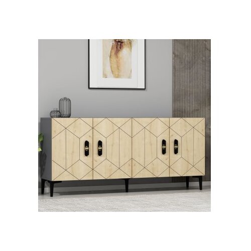 Hanah home komoda cross KB150 anthracite sapphire oak Slike