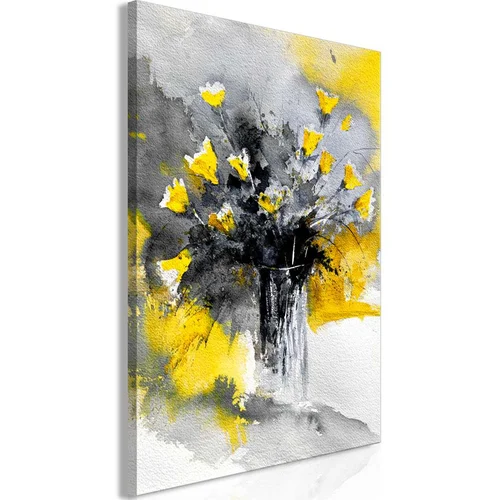  Slika - Bouquet of Colours (1 Part) Vertical Yellow 40x60